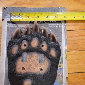 Bear paw light switch Cover